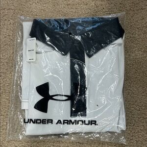 Under Armour Black and White Polo